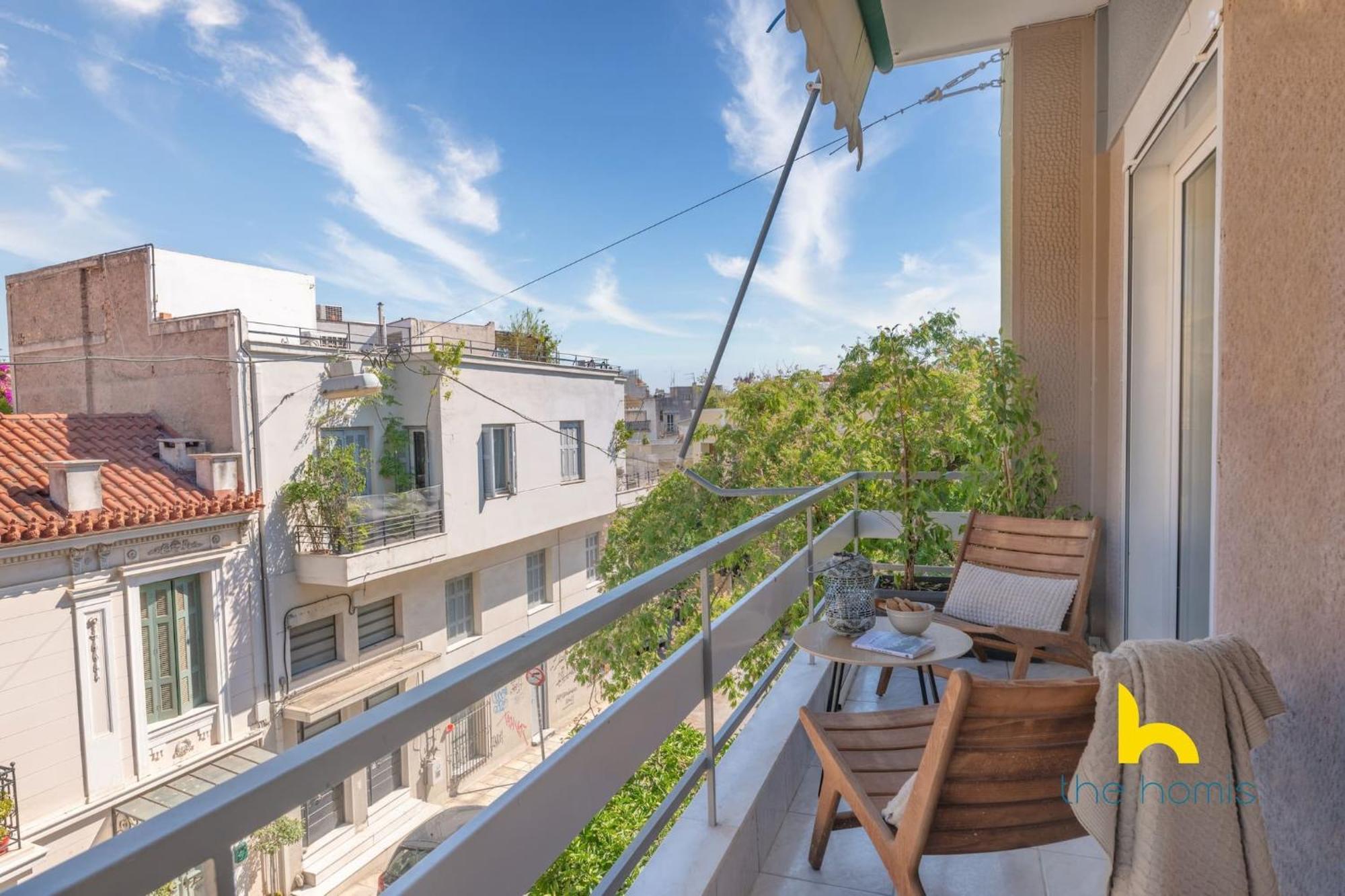 Sun-Splashed Sanctum With Big Balconies, Acropolis เอเธนส์ ภายนอก รูปภาพ